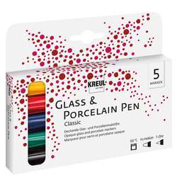 KREUL | GLASS & PORCELAIN Pen — 5-set Classic