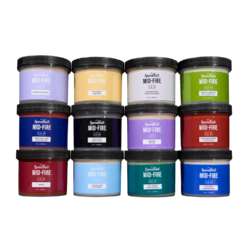 Set de 12 émaux céramique Mid-Fire 118 ml Speedball