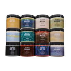 Set de 12 émaux céramique Mid-Fire 473 ml Speedball