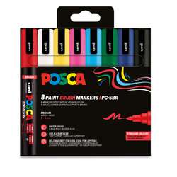 uni | POSCA BRUSH Markers PC5BR — sets