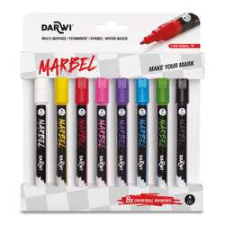 Set de 8 marqueurs Marbel Darwi