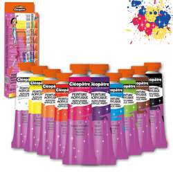 Set de tubes de peinture acrylique Cléopâtre