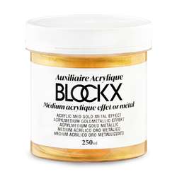 BLOCKX | Acrylmedium — goud metallic