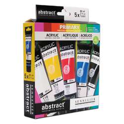 Set de couleurs acryliques mates Abstract Primary Sennelier