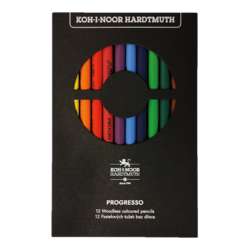 KOH-I-NOOR | PROGRESSO 8750 school-kleurstift ○ houtloos — sets assorti