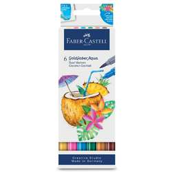 FABER-CASTELL | Goldfaber Aqua Dual Marker sets — 6 markers