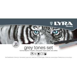 LYRA | Polycrayons Grey Tones set — 12 crayons