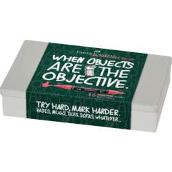 FABER-CASTELL | MULTIMARK ACRYLIC marker ○ dubbelzijdig — 16-blik Home