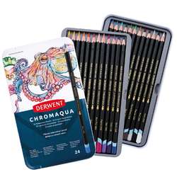 Coffrets de crayons de couleur Chromaqua Derwent