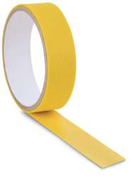 Toile fibranne de couleur, 25 mm, Jaune