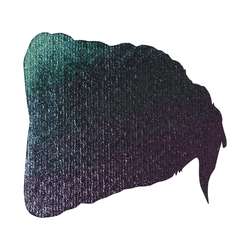 Bleu/violet/vert caméléon - Coated Glass