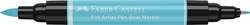 Marqueur double pointe Pitt Artist Pen Dual Faber-Castell, Turquoise cobalt clair