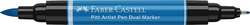 Marqueur double pointe Pitt Artist Pen Dual Faber-Castell, Bleu phthalo