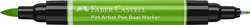 Marqueur double pointe Pitt Artist Pen Dual Faber-Castell, Vert feuille
