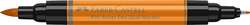 Marqueur double pointe Pitt Artist Pen Dual Faber-Castell, Orange transparent