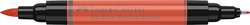 Marqueur double pointe Pitt Artist Pen Dual Faber-Castell, Rouge écarlate