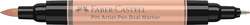 Marqueur double pointe Pitt Artist Pen Dual Faber-Castell, Beige rouge
