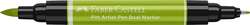 Marqueur double pointe Pitt Artist Pen Dual Faber-Castell, Vert de mai