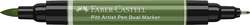 Marqueur double pointe Pitt Artist Pen Dual Faber-Castell, Vert oxyde de chrome