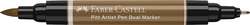 Marqueur double pointe Pitt Artist Pen Dual Faber-Castell, Terre d'ombre