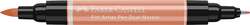 Marqueur double pointe Pitt Artist Pen Dual Faber-Castell, Cannelle