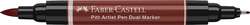 Marqueur double pointe Pitt Artist Pen Dual Faber-Castell, Rouge indien