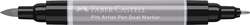 Marqueur double pointe Pitt Artist Pen Dual Faber-Castell, Gris chaud III