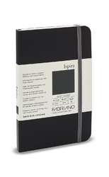 Papier Ispira couvertrue souple Fabriano, 9 x 14 cm, Noir