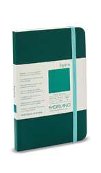 Papier Ispira couvertrue souple Fabriano, 9 x 14 cm, Vert