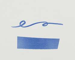 kleur: blauw — geur: lavendel