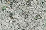 glassroxx© | Glasgranulaat ○ gekleurd — 100% recycled, papieren zakje 150 g, Silver