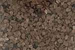 glassroxx© | Glasgranulaat ○ gekleurd — 100% recycled, papieren zakje 150 g, Pale brown
