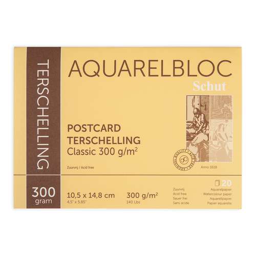 Schut | Terschelling aquarelpapier - postkaarten blokje 