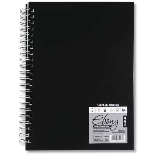 DALER-ROWNEY sketsboek Ebony, 180 g 