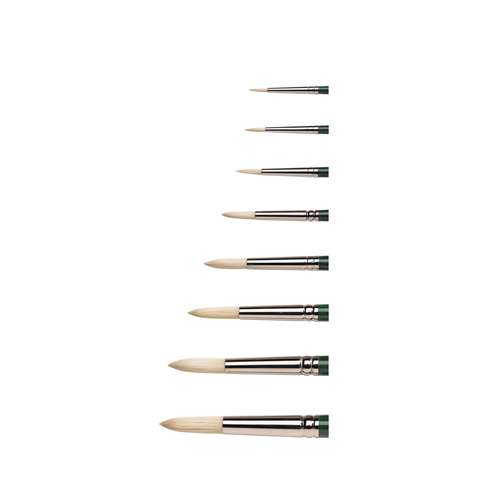 WINSOR & NEWTON™ | WINTON Penseel varkenshaar, rond voor acryl- en olieverf 