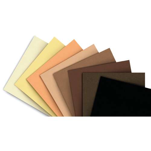 URSUS® stevig gekleurd papier assortiment bruintinten, 130g/m² & 300g/m² 