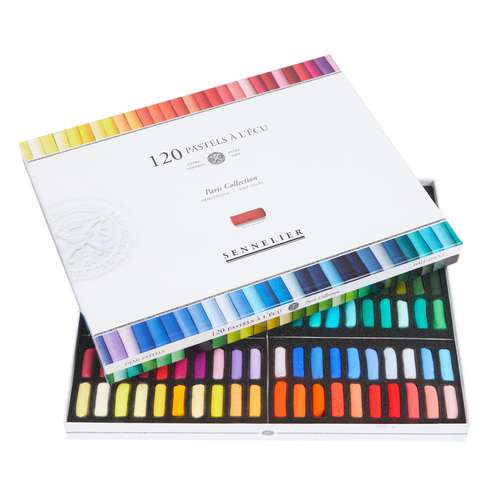 Coffret de 120 1/2 pastels à l'Ecu Paris collection 