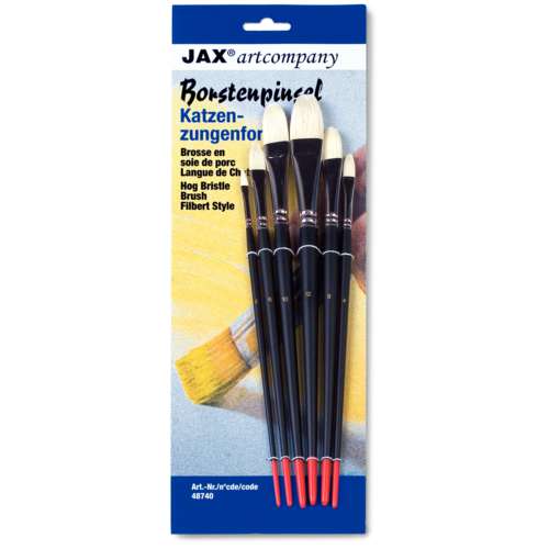 JAX® penselenset, varkenshaar, kattentong 