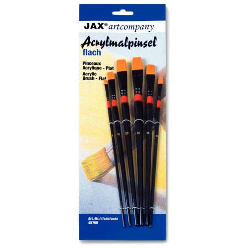 JAX® acrylpenselen, 6-delige set 