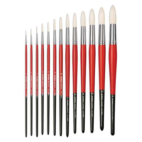 Pinceaux ronds en soie série 7979 da Vinci Maestro2, pointes extra longues 