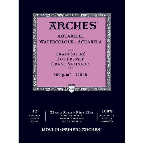 Papier aquarelle Arches - Bloc papier aquarelle Arches