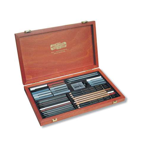 Coffret en bois de 39 pièces Gioconda Art Koh-I-Noor 