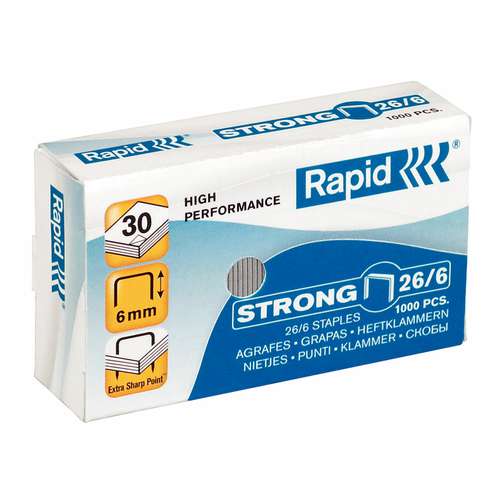 Rapid® Strong  26/6, nietjes 