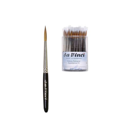 Set de 25 pinceaux aquarelle série 902 da Vinci Kolinsky 