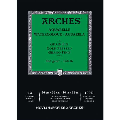 Arches100 % Coton Papier Aquarelle, 300g, Fin/moyen/rugueux, Double Face,  Fournitures D'art Pour Croquis Aquarelle - Papier Aquarelle - AliExpress