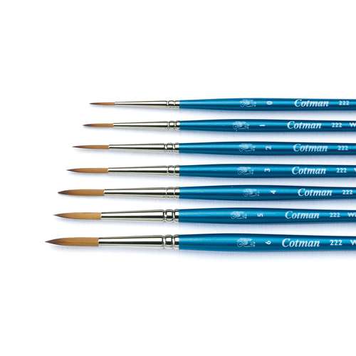 WINSOR & NEWTON™ | Cotman™ Series 222 Designers' Short Brushes 
