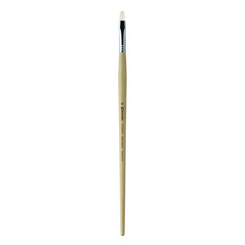 Escoda® | CLÁSICO 4628 penseel ○ plat & extra kort — Chungking varkenshaar 