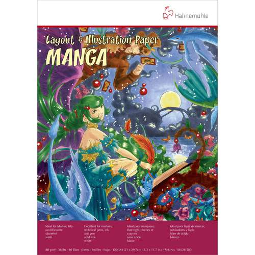 Bloc Manga, Layout et Illustration - 80 g/m² 