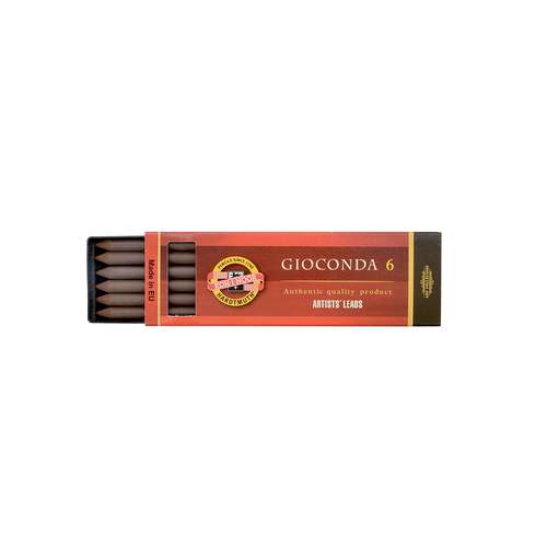 KOH-I-NOOR | GIOCONDA 4377 krijtstift ○ sepia lichtbruin — 6-set 