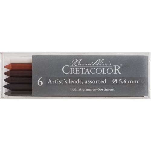 Assortiment de 6 mines pour artistes Cretacolor 